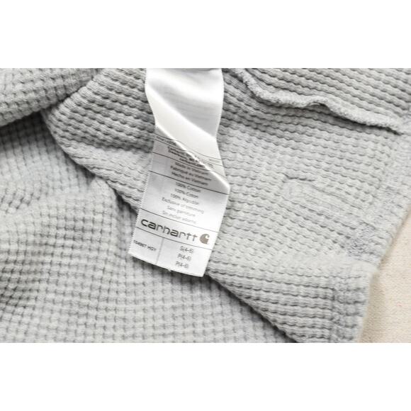 Carhartt Hoodie Womens Small Waffle Knit Relaxed Fit Pullover Kangaroo Pocket - Picture 8 of 8